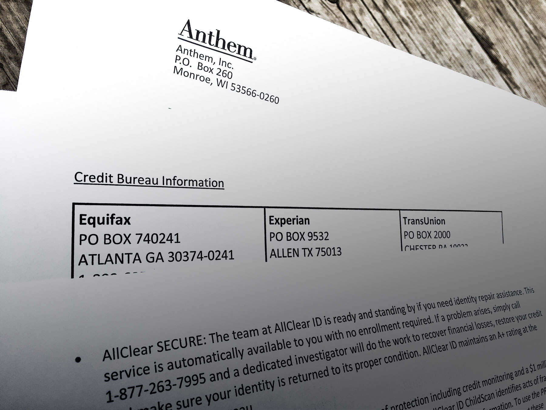 Anthem Breach Notification